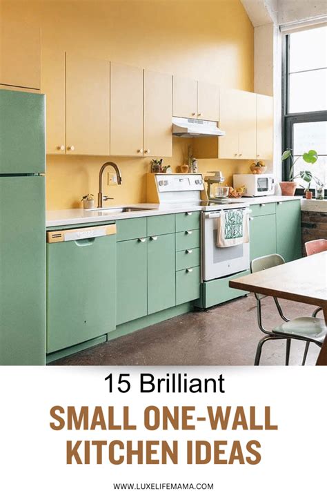 Image result for Small One Wall Kitchen Designs