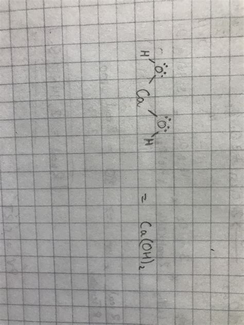 formula estructural de Ca(OH)2? - Brainly.lat