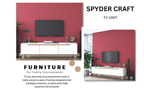 Spyder Home Decore Craft D3 Tv Unit Cabinet Only 3 Door Entertainment ...