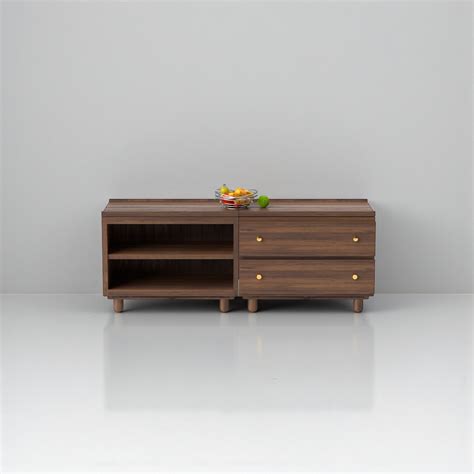 Stava Modular Credenza System | Solid Walnut/Teak/Oak Wood (2x2) | 5.5 ...