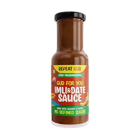 REPEAT GUD Healthy Imli & Date Sauce 100% Natural Ingredients | No MSG ...