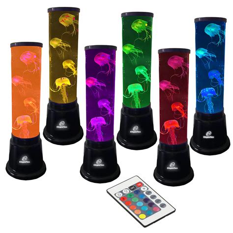 Buy Lightahead Mini LED Round Jellyfish Sensory Aquarium Lamp Color ...