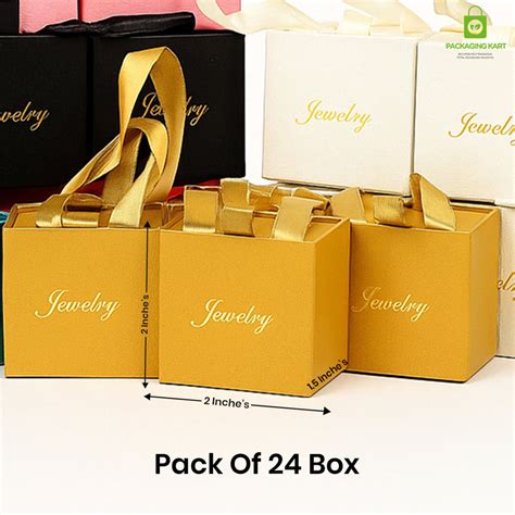 Fancy 24 Pcs Jewellery Organizer Paper Box – Stylish Gift Packaging ...