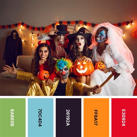 32 Halloween Color Palettes for Spooky Designs | Color Meanings