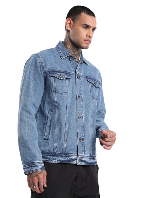 Indigo Blue Denim Jacket – Wrogn