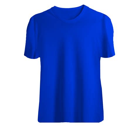 blue transparent t shirt for mockup 21104273 PNG