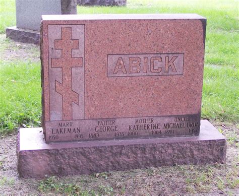 George Abick (1889-1935): homenaje de Find a Grave