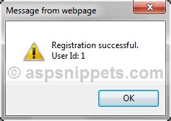 Simple User Registration Form Using Stored Procedure in Asp.net MVC 的图像结果