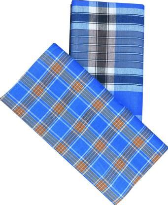 RETRO Checkered Blue Lungi Price in India - Buy RETRO Checkered Blue ...