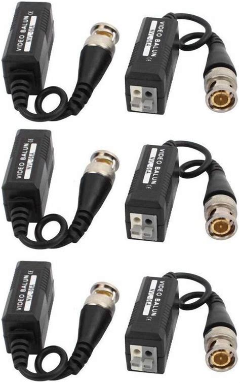 TOPHAVEN 3 Pair HD BNC Video Balun for 5MP 4MP 3MP 3 Pair BNC Video ...