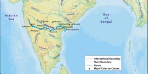 East Flowing Rivers, List of Rivers With Their Map