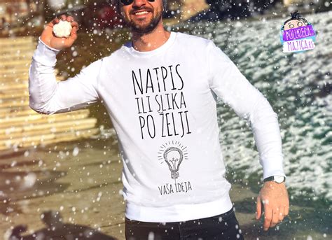 Poludela Majica - Duksevi sa štampom slike i teksta po želji