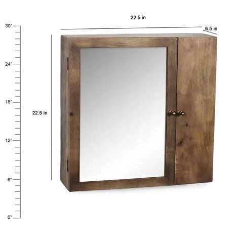 Elba Vintage Solid Wood Wall Mounted Cabinet in 2 Sizes | Fabuliv