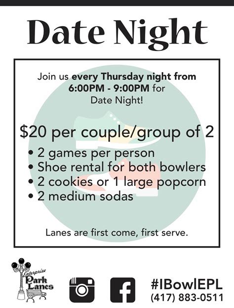 Enterprise Park Lanes > Events > Nightly Specials > Thursday