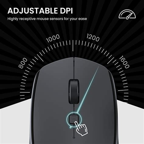 Portronics Toad 23, POR 1610 Wireless Ambidextrous Optical Mouse ...
