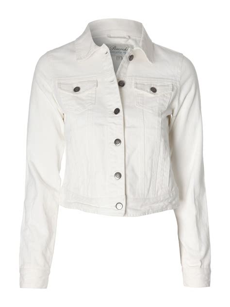 White Denim Jackets - Jackets