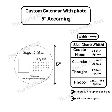 Custom Calendar Frame (Metal) | The Krafty Kart Resin Store