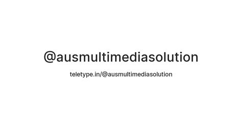 Aus Multimedia Solutions — Teletype