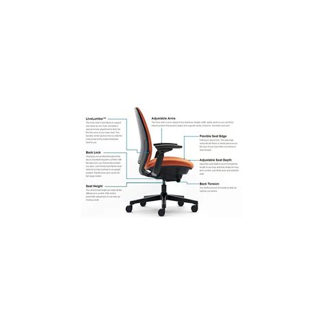 Buy Steelcase Amia Ergonomic Office Chair with Adjustable Back Tension ...