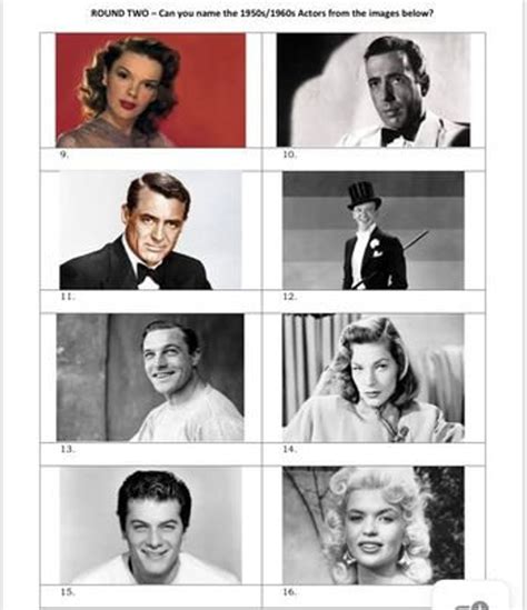 Instant Download - 1950s/1960s1970s Picture Quiz; 50s Quiz; 60's Quiz ...
