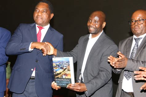 President Hakainde Hichilema Celebrates Launch of the Oxford Handbook of the Zambian Economy ...