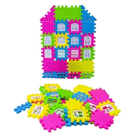 Buy Verbier Building Blocks for Kids, House Building Blocks with ...