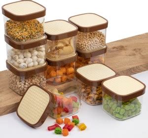 Flipkart SmartBuy Airtight Plastic Kitchen Storage Box Containers Set ...