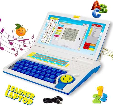 Online Toy Hub Educational English Learner Laptop with 20 Fun 20 ...