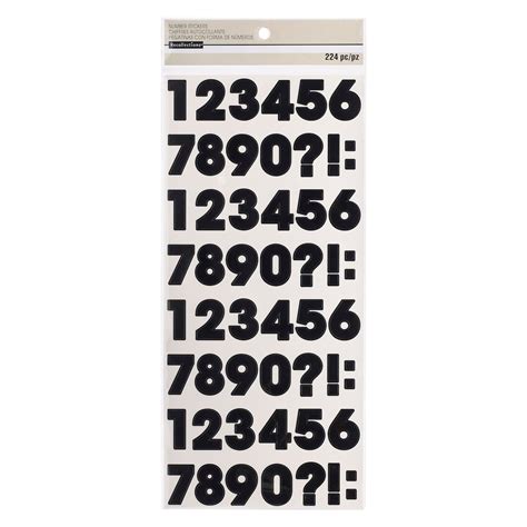 Block Number & Punctuation Marks Stickers by Recollections™ | Michaels
