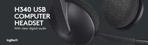 Amazon.in: Buy Logitech H340 Stereo Wired Over Ear Headphones With Mic ...