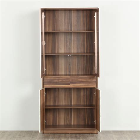 Buy Antonio 4-Door Book Cabinet - Brown from Home Centre at just INR ...