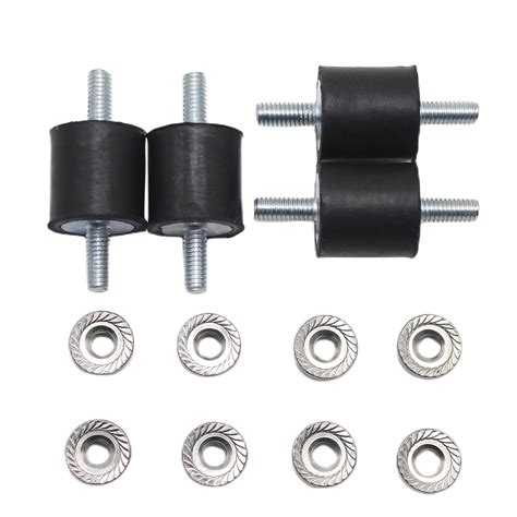 Buy M4 Rubber Studs Shock Absorber Anti-Vibration Isolator s 4 Pack ...