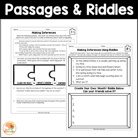Image result for Reading Worksheets Infer