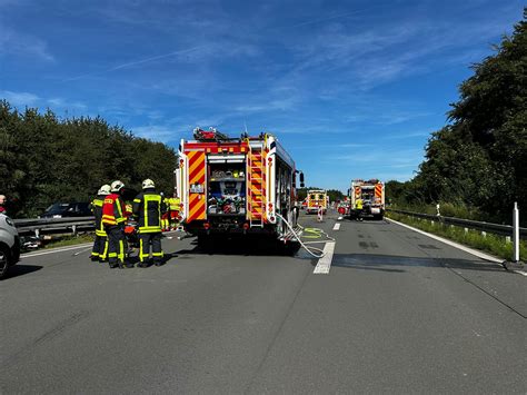 A31: Schwerer Unfall zwischen Lembeck und Reken