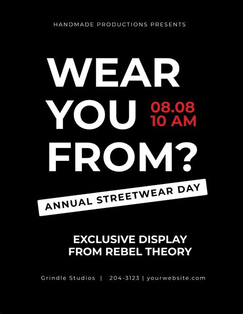 Free Printable Event Flyer to Customize Online