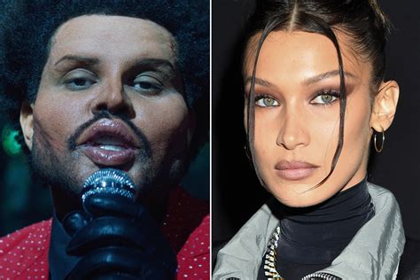 Is The Weeknd's faux plastic surgery a dig at ex Bella Hadid? | Sports ...