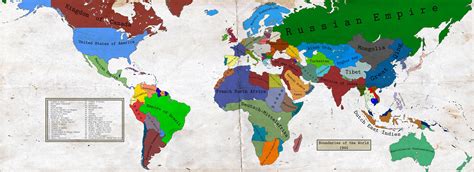 Kaiserreich map with names