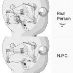 Image result for NPC Script Meme