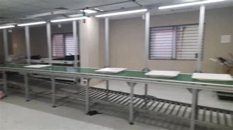 Belt Conveyor - Esd Belt Conveyor with Turn Tables Service Provider ...