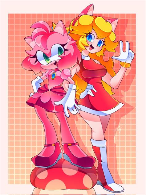 Amy Rose And Peach