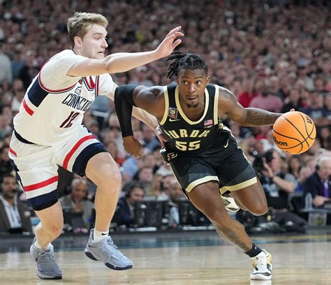 Purdue Boilermakers take on UConn in NCAA basketball championship game