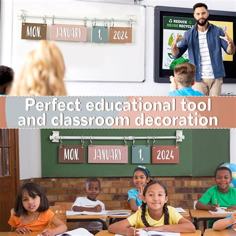 Naozinebi Boho Calendar Bulletin Board Set Boho Rainbow Flip India | Ubuy