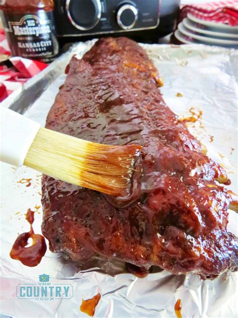 Crock Pot BBQ Ribs - The Country Cook