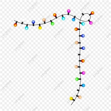 White String Lights Clipart