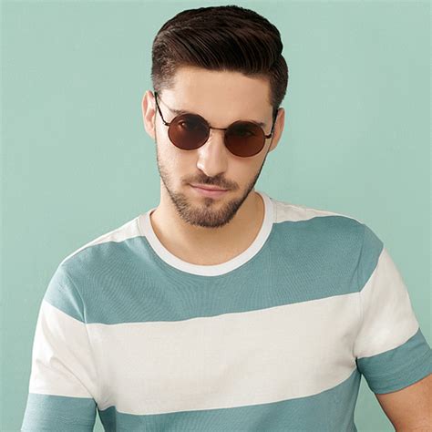 Buy Brown Black Full Rim Round Vincent Chase The Metal Edit VC S13842 ...