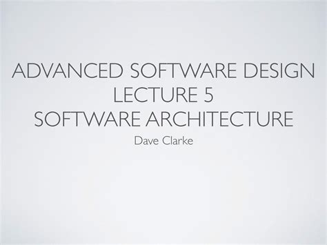 Advanced Software Design 的图像结果