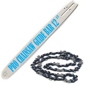 MLD Replacement Guide Bar with Chain Saw Chain Combo Set Length 12 inch ...