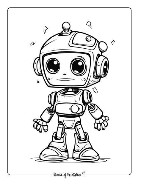 Image result for Cool Robot Coloring Pages