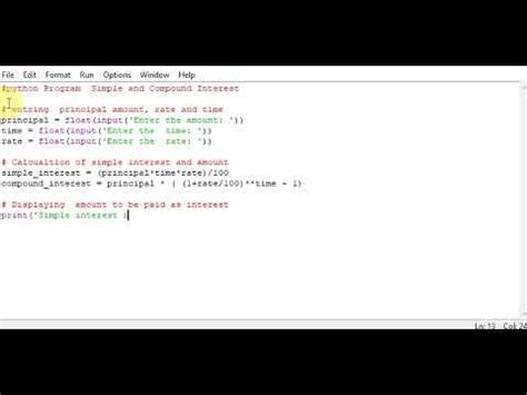 Image result for Simple Interest Program in Python