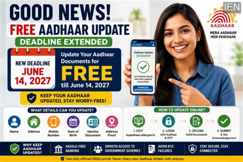Aadhaar update deadline extended till June 2027, UIDAI gives big relief ...